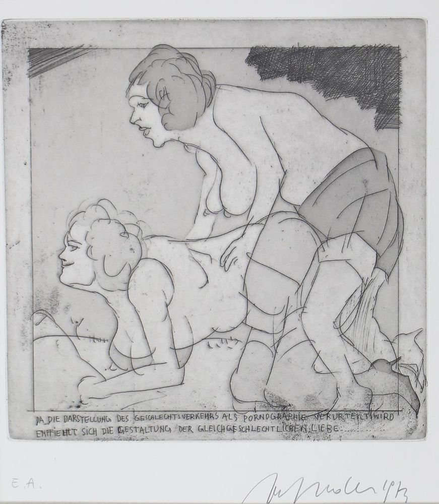 Große Abbildung Nr.5: 124-1340 Hrdlicka,A.: (Literatur und illustrierte Bücher 20.Jahrhundert - Alte Literatur in modernen Ausgaben)