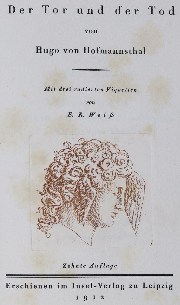 Große Abbildung Nr.1: 124-1342 Hofmannsthal,H.v.: (Insel-Verlag)