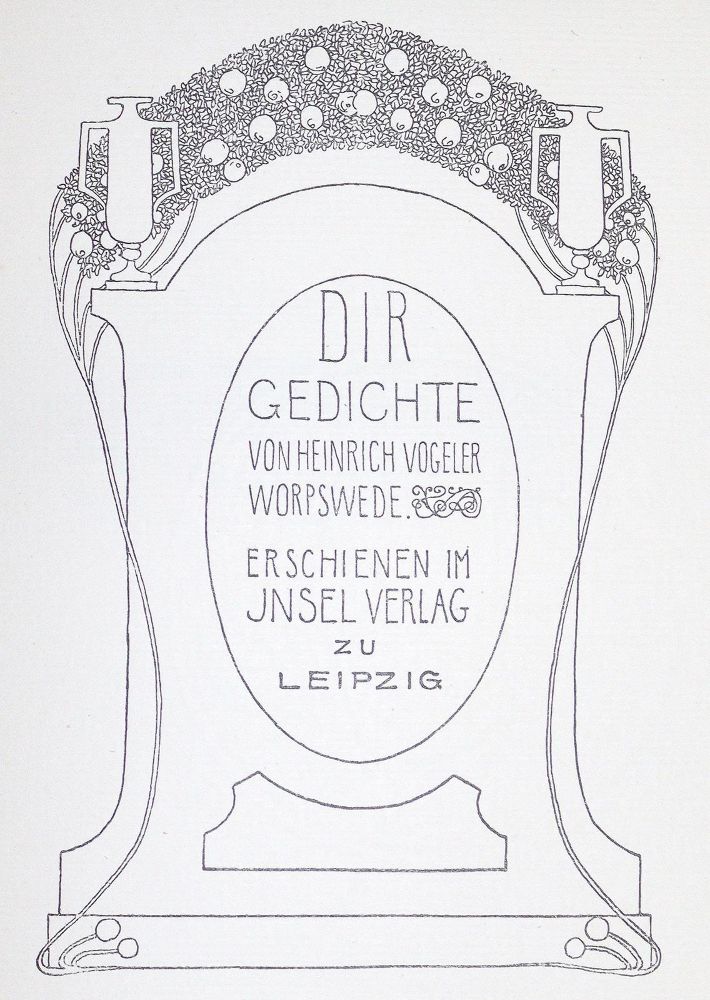 Große Abbildung Nr.1: 124-1344 Vogeler-Worpswede,H.: (Insel-Verlag)
