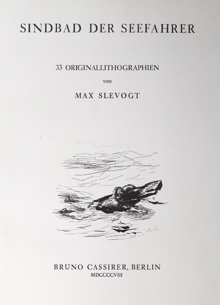 Große Abbildung Nr.1: 124-1428 Slevogt,M.: (Literatur und illustrierte Bücher 20.Jahrhundert - Alte Literatur in modernen Ausgaben)