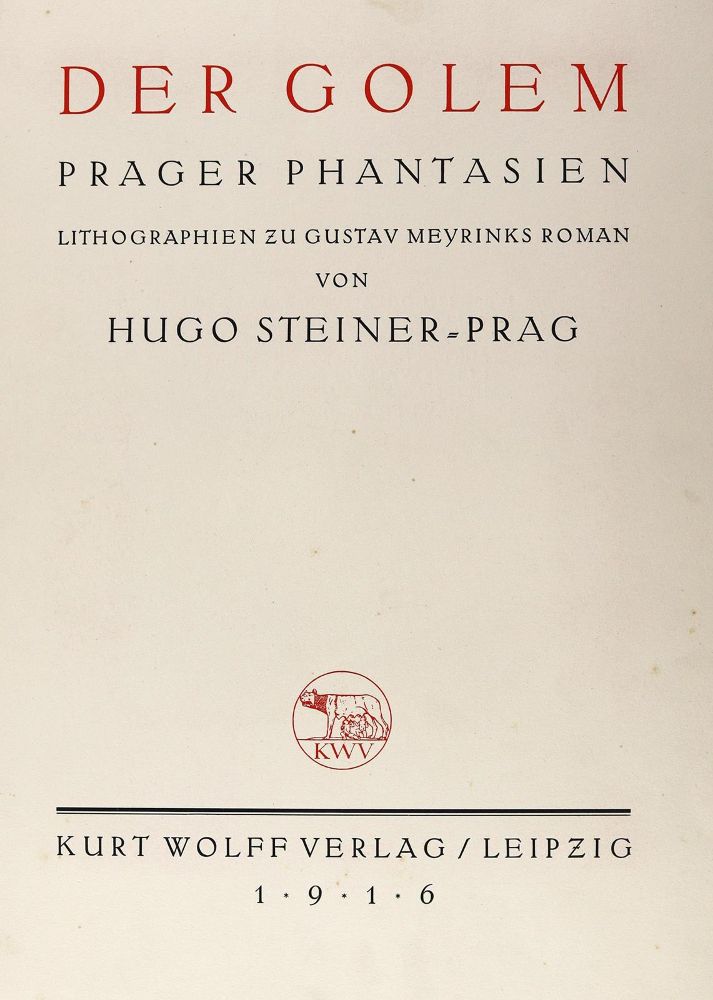 Große Abbildung Nr.14: 124-1430 Steiner-Prag,H.: (Literatur und illustrierte Bücher 20.Jahrhundert - Alte Literatur in modernen Ausgaben)