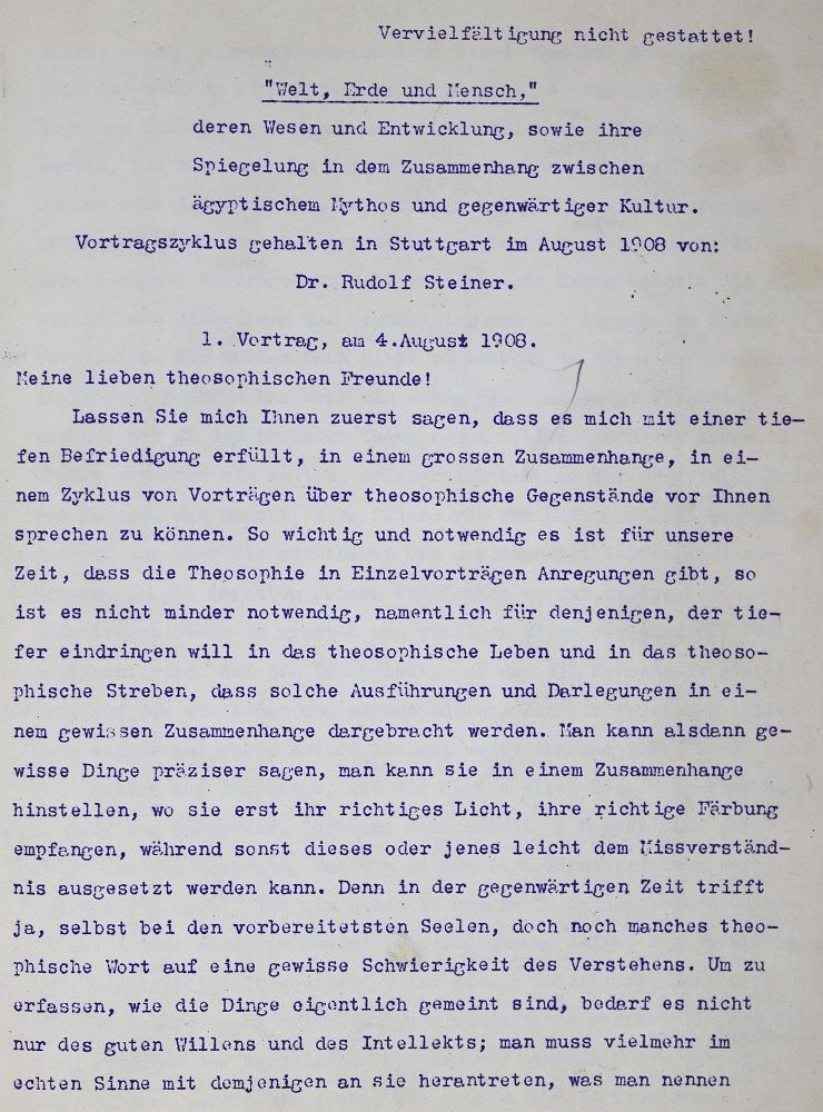 Große Abbildung Nr.1: 124-1431 Steiner,R.: (Literatur und illustrierte Bücher 20.Jahrhundert - Alte Literatur in modernen Ausgaben)