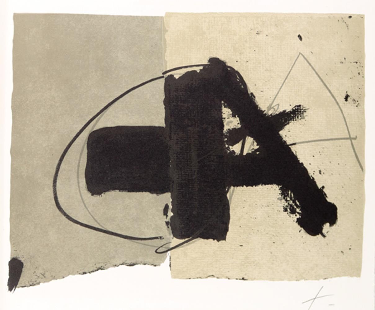 Große Abbildung Nr.1: 124-1433 Tapies,A.: (Literatur und illustrierte Bücher 20.Jahrhundert - Alte Literatur in modernen Ausgaben)