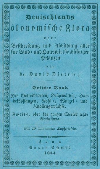 Große Abbildung Nr.1: 124-1445 Dietrich,D.N.F.: (Botanik)