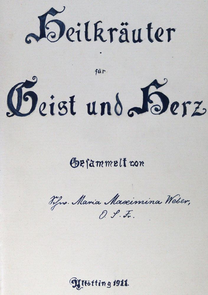 Große Abbildung Nr.1: 124-1448 Weber,M.M.: (Botanik, Handschriften)