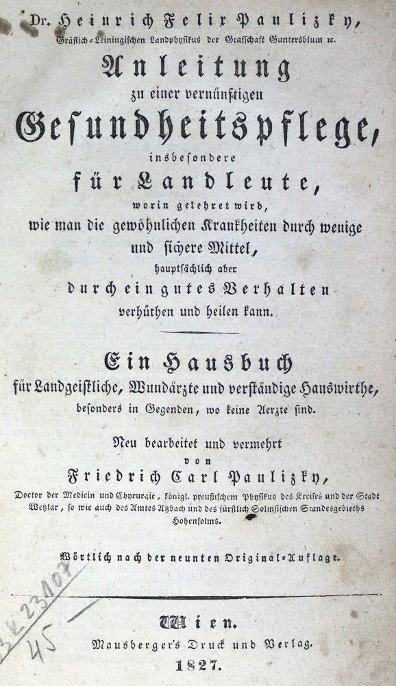 Große Abbildung Nr.1: 124-1488 Paulitzky,H.F.: (Medizin)