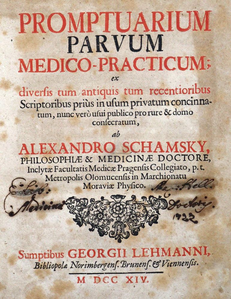 Große Abbildung Nr.1: 124-1504 Schamsky, A.: (Medizin)