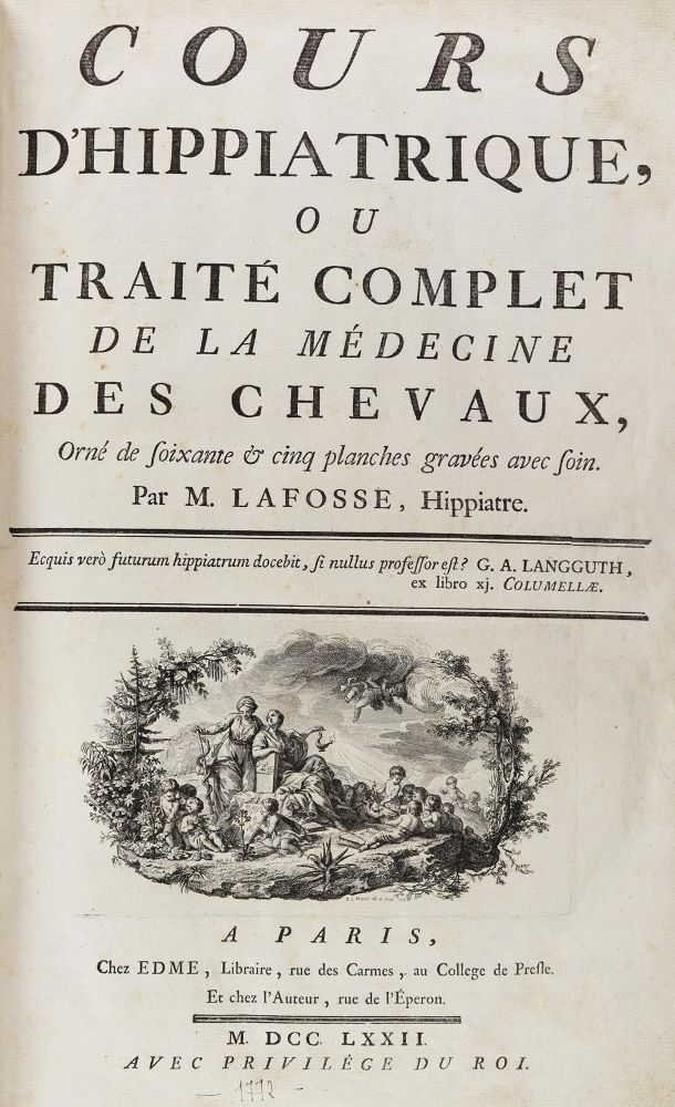 Große Abbildung Nr.5: 124-1519 Lafosse,(P.-E.).: (Zoologie, Pferde)