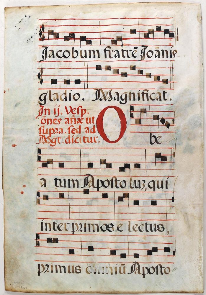 Große Abbildung Nr.2: 124-154 Antiphonar.: (Handschriften)