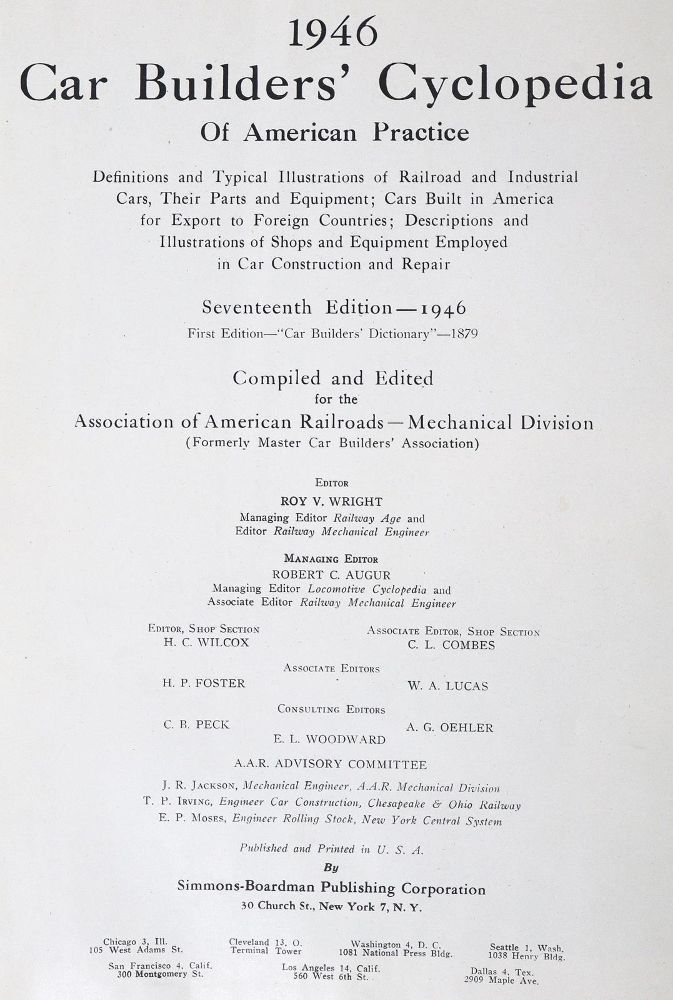 Große Abbildung Nr.1: 124-1560 Wright,R.V. u.a. (Hrsg.).: (Verschiedene Gebiete - Varia, Eisenbahn)