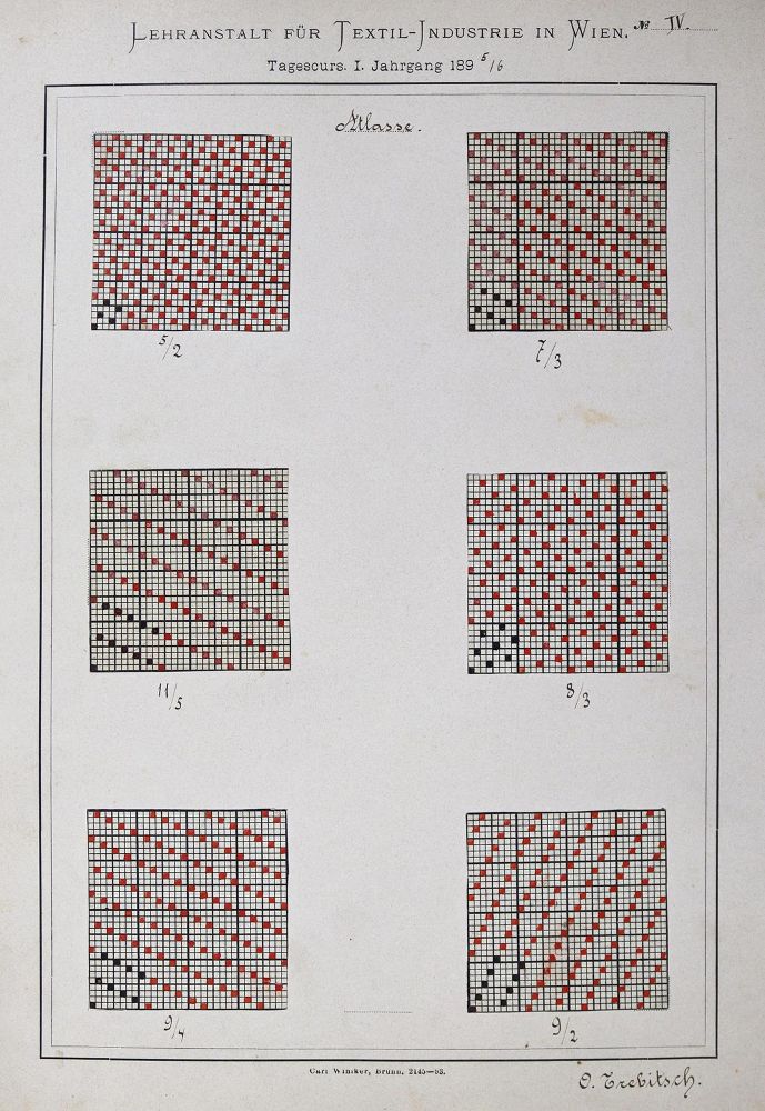 Große Abbildung Nr.3: 124-1603 Stoffmuster.: (Verschiedene Gebiete - Varia, Textil)