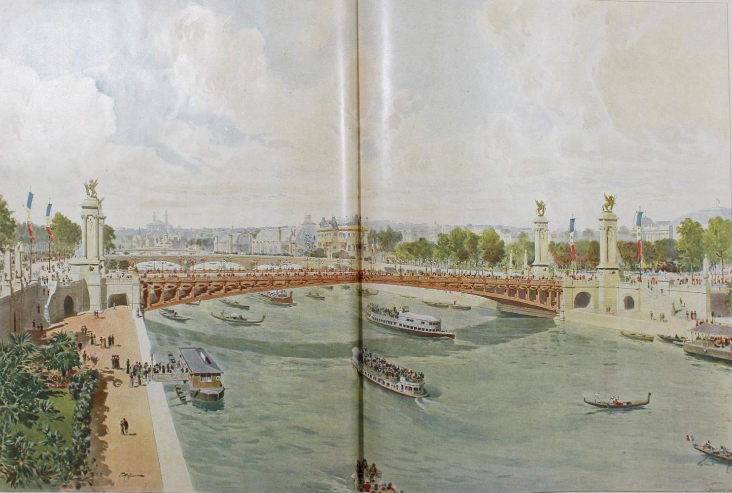 Große Abbildung Nr.1: 124-1606 L'Exposition de Paris (1900).: (Verschiedene Gebiete - Varia, Weltausstellung)