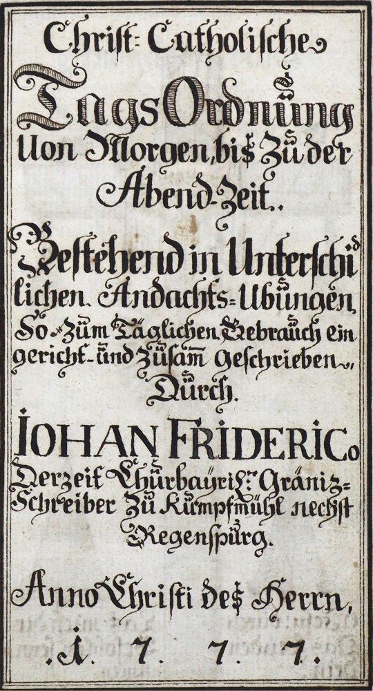 Große Abbildung Nr.2: 124-161 Tags Ordnung,: (Handschriften, Gebetbücher)