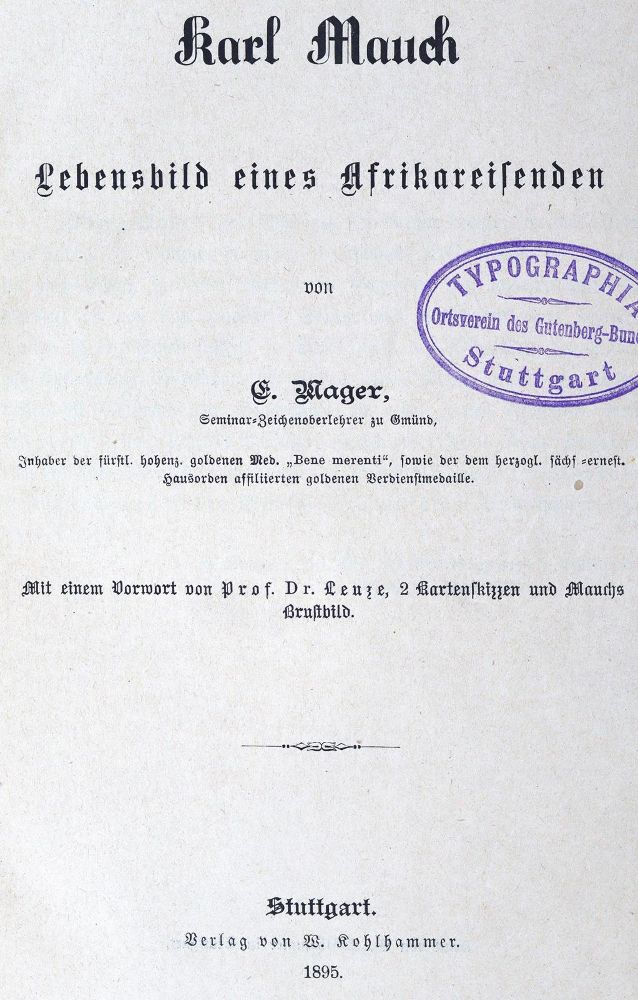 Große Abbildung Nr.3: 124-1612 Mager,E.: (Afrika)