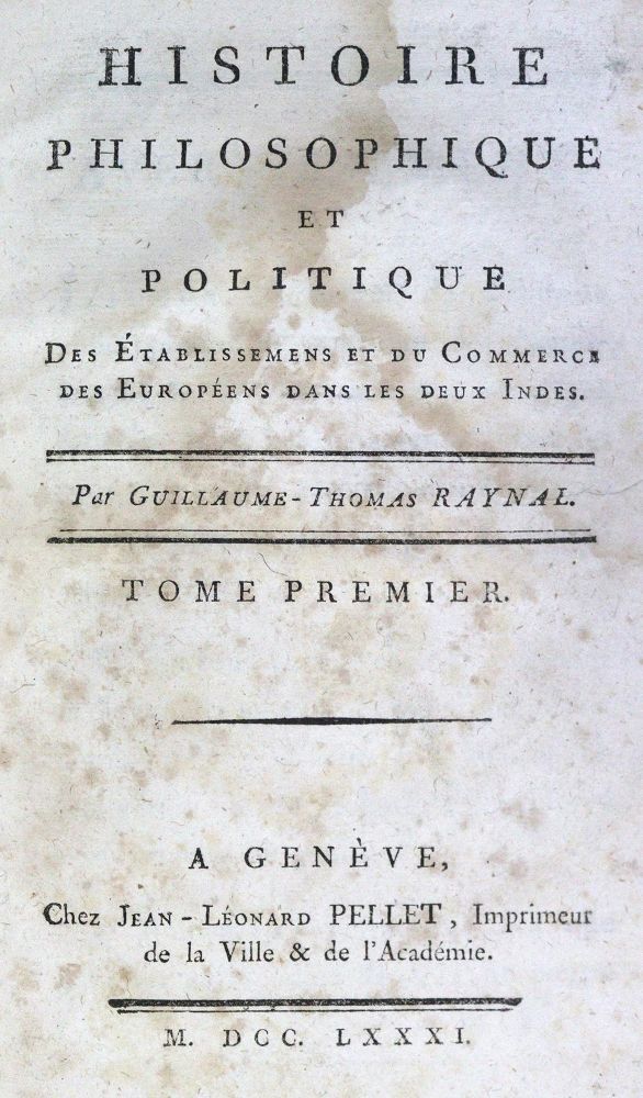 Große Abbildung Nr.3: 124-1619 Raynal,G.T.: (Amerika)