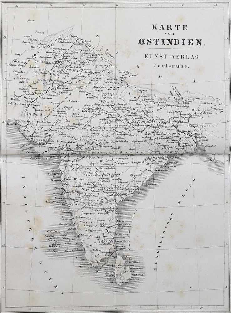 Große Abbildung Nr.1: 124-1632 Englisch-Ostindien.: (Asien)