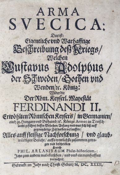 Große Abbildung Nr.1: 124-1649 Abelin,J.P. (Pseud.: P.Arlanibaeum).: (Deutschland)