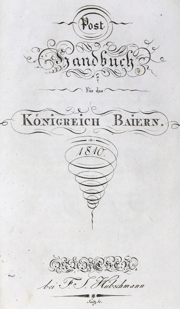 Große Abbildung Nr.1: 124-1664 Post-Handbuch: (Deutschland, Bayern)