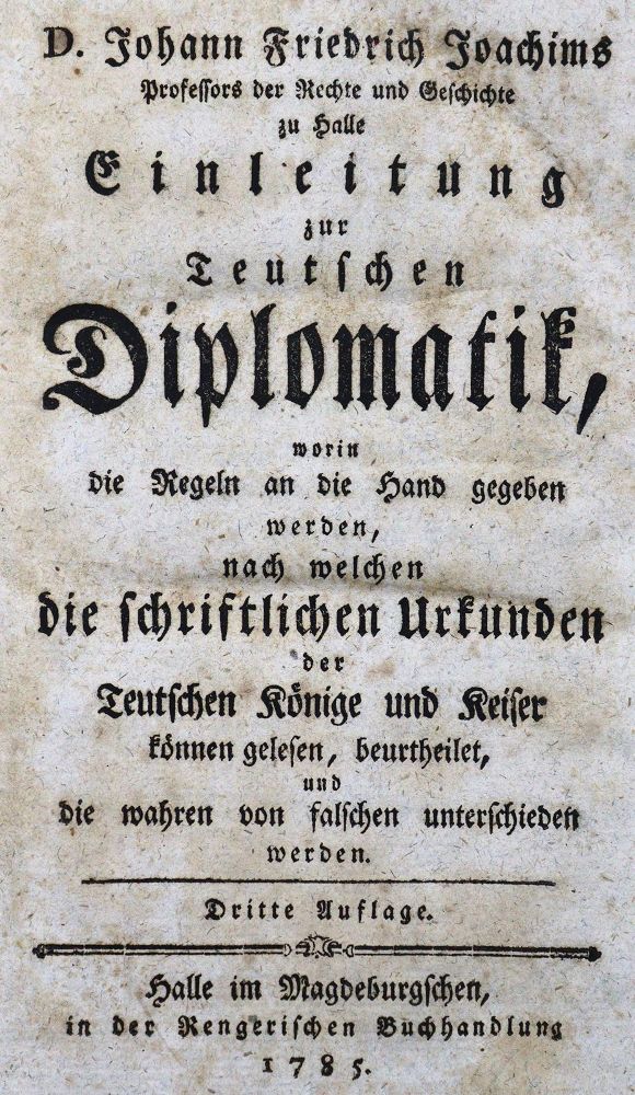 Große Abbildung Nr.1: 124-1688 Joachim,J.F.: (Deutschland)
