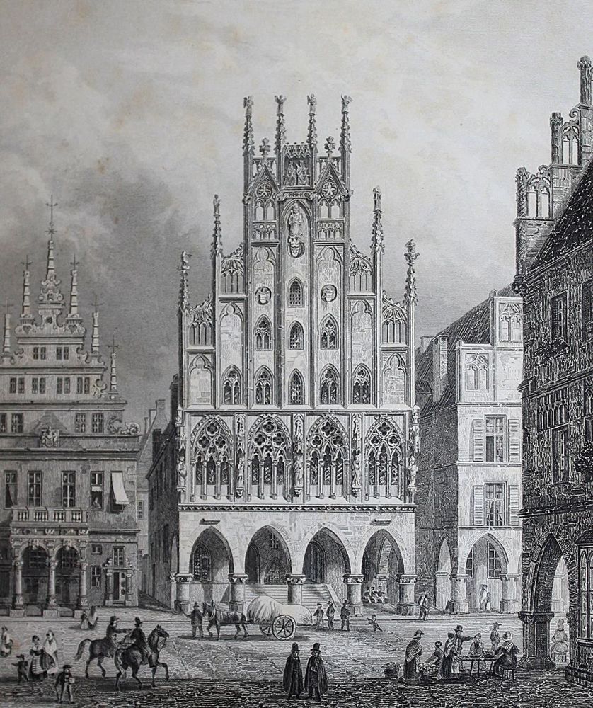 Große Abbildung Nr.1: 124-1697 Topograpisch-historisch-statistische: (Deutschland, Münster)