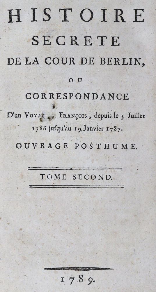 Große Abbildung Nr.1: 124-1707 (Mirabeau,H.G.de).: (Deutschland, Preussen, Friedrich II.)
