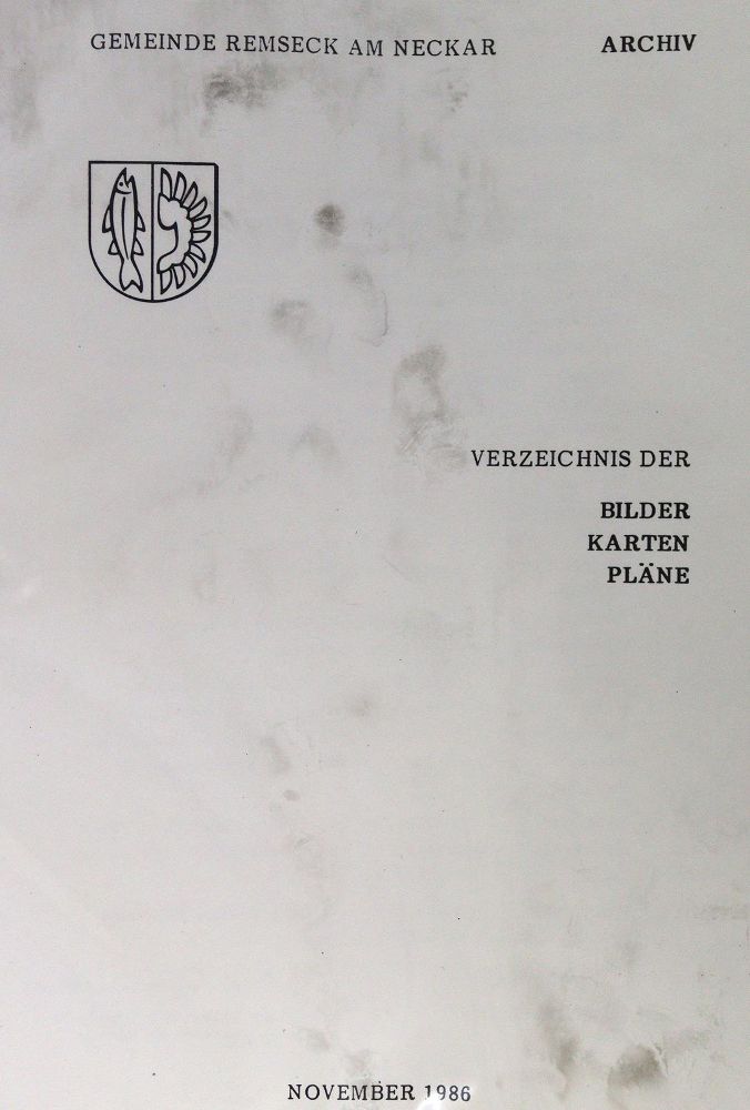 Große Abbildung Nr.1: 124-1711 Gemeindearchiv Remseck.: (Deutschland, Remseck)