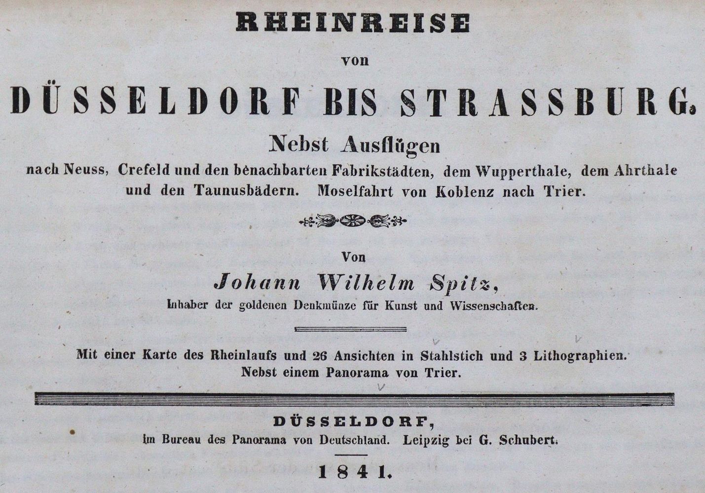 Große Abbildung Nr.2: 124-1719 Spitz,J.W.: (Deutschland, Rheinlande)