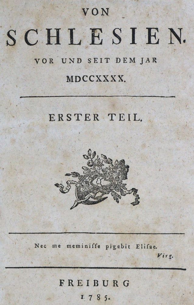 Große Abbildung Nr.1: 124-1726 (Klöber u. K.L.v.Hellscheborn).: (Deutschland, Schlesien)