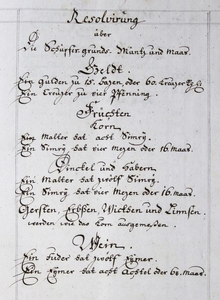 Große Abbildung Nr.1: 124-1728 Rechnungsbuch.: (Deutschland, Schüpfergrund, Handschriften)