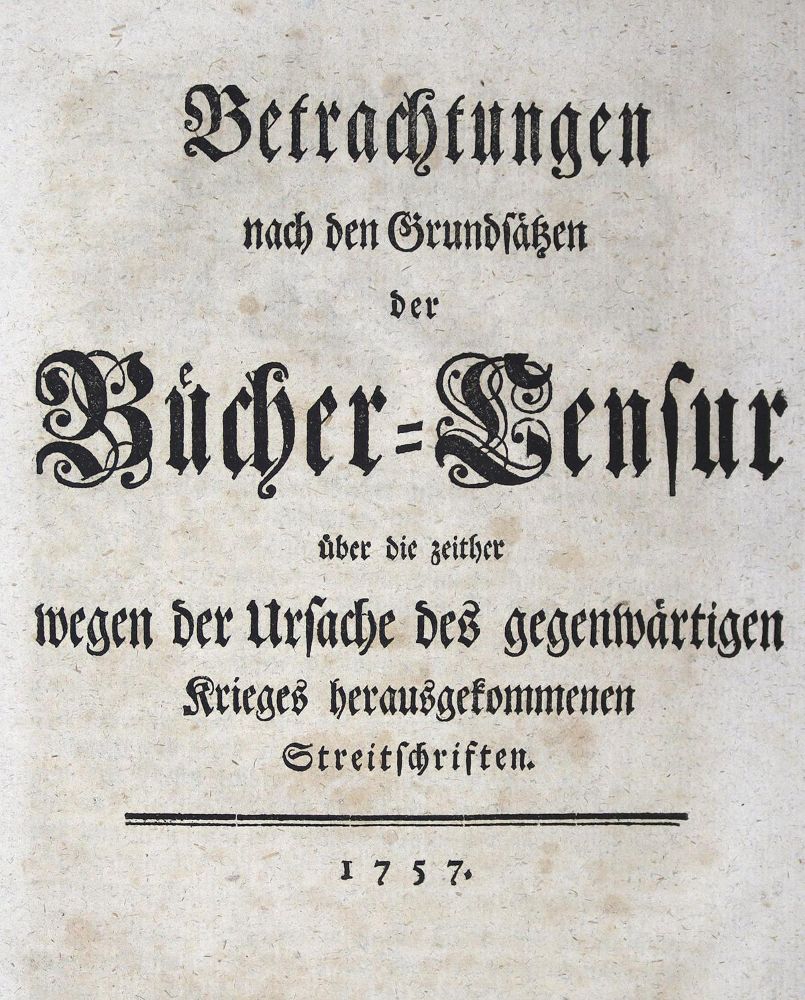 Große Abbildung Nr.2: 124-1734 Siebenjähriger Krieg.: (Deutschland)