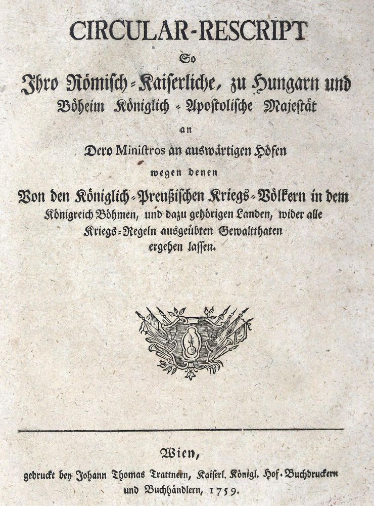 Große Abbildung Nr.2: 124-1735 Siebenjähriger Krieg.: (Deutschland)