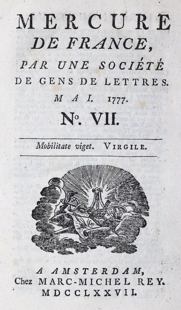 Große Abbildung Nr.1: 124-1752 Mercure de France,: (Frankreich)