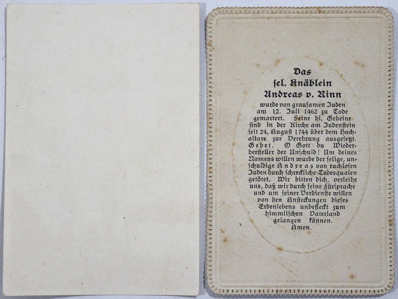 Große Abbildung Nr.2: 124-1789 Anderl von Rinn.: (Österreich)