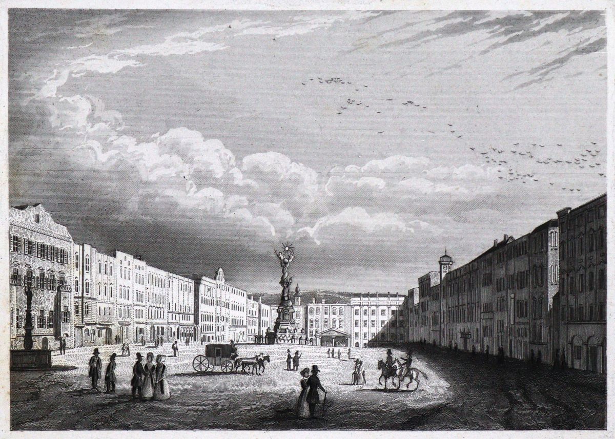 Große Abbildung Nr.1: 124-1795 (Hoff,H.G.).: (Österreich, Linz)