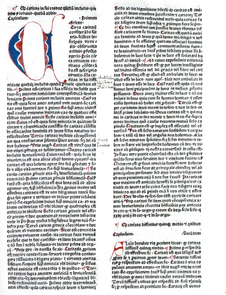 Große Abbildung Nr.1: 124-181 Rainerius de Pisis.: (Inkunabeln)