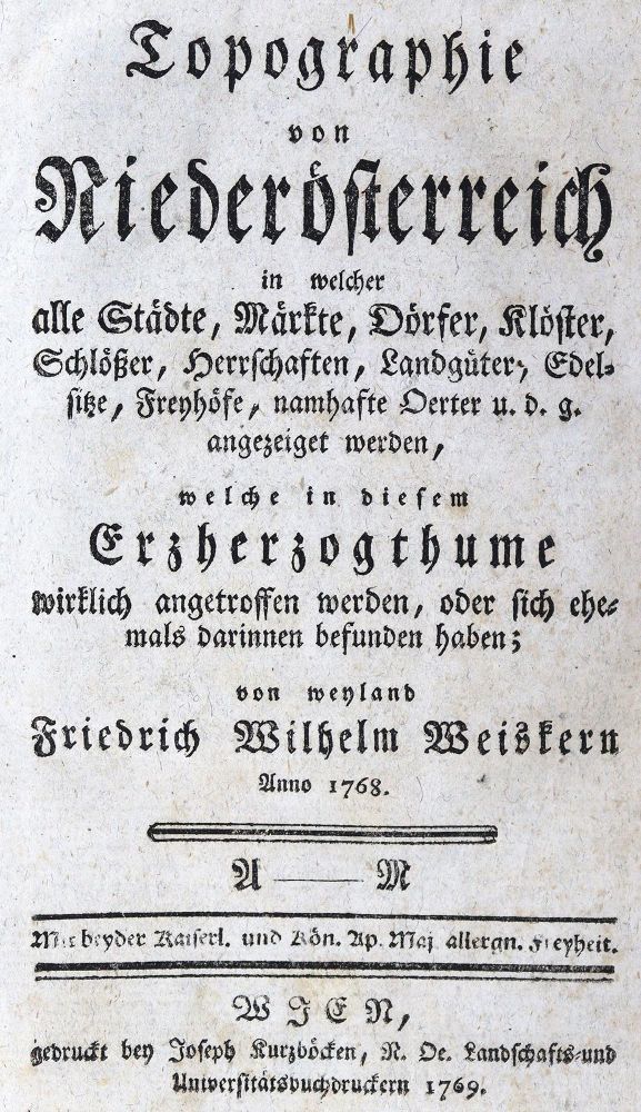 Große Abbildung Nr.2: 124-1811 Weiskern,F.W.: (Österreich)
