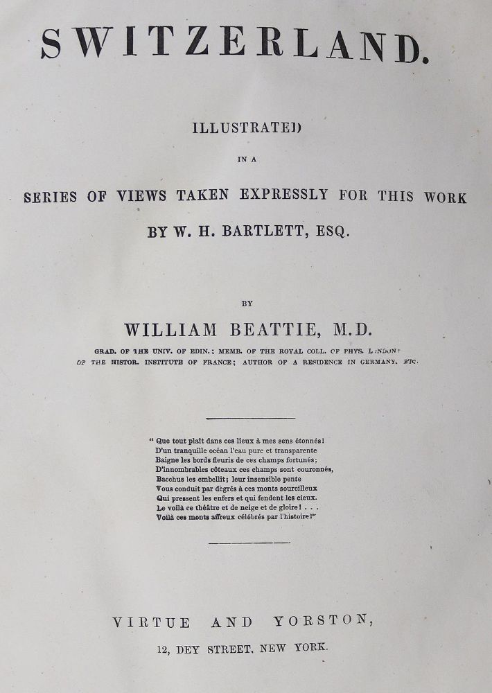 Große Abbildung Nr.1: 124-1815 Beattie,W.: (Schweiz)