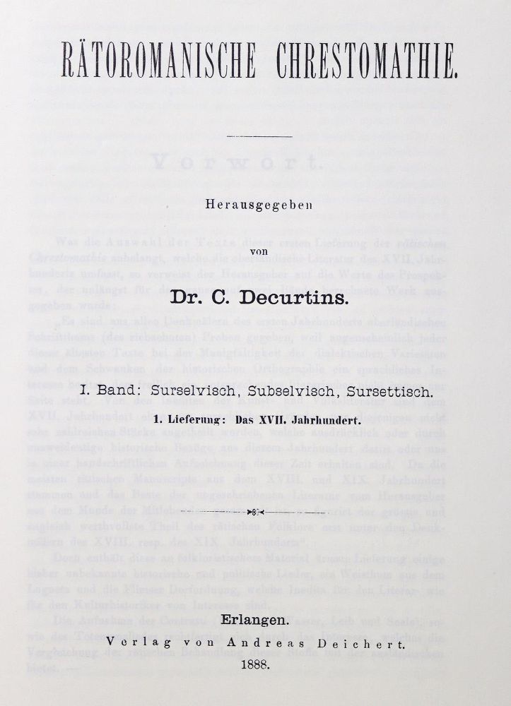 Große Abbildung Nr.1: 124-1817 Decurtins,K.: (Schweiz)