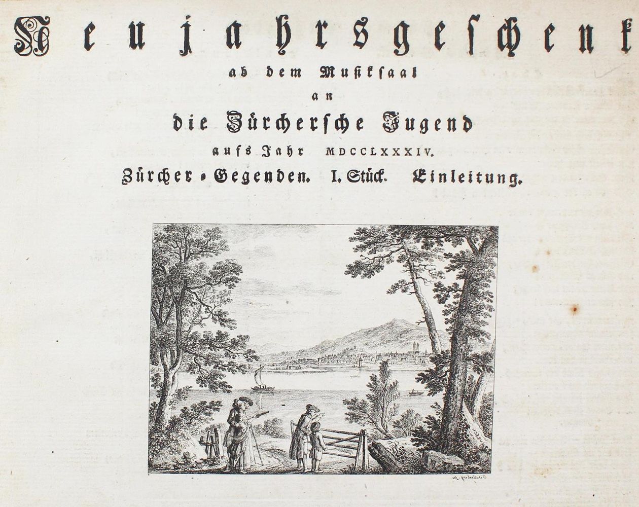 Große Abbildung Nr.4: 124-1823 Neujahrsblätter.: (Schweiz)