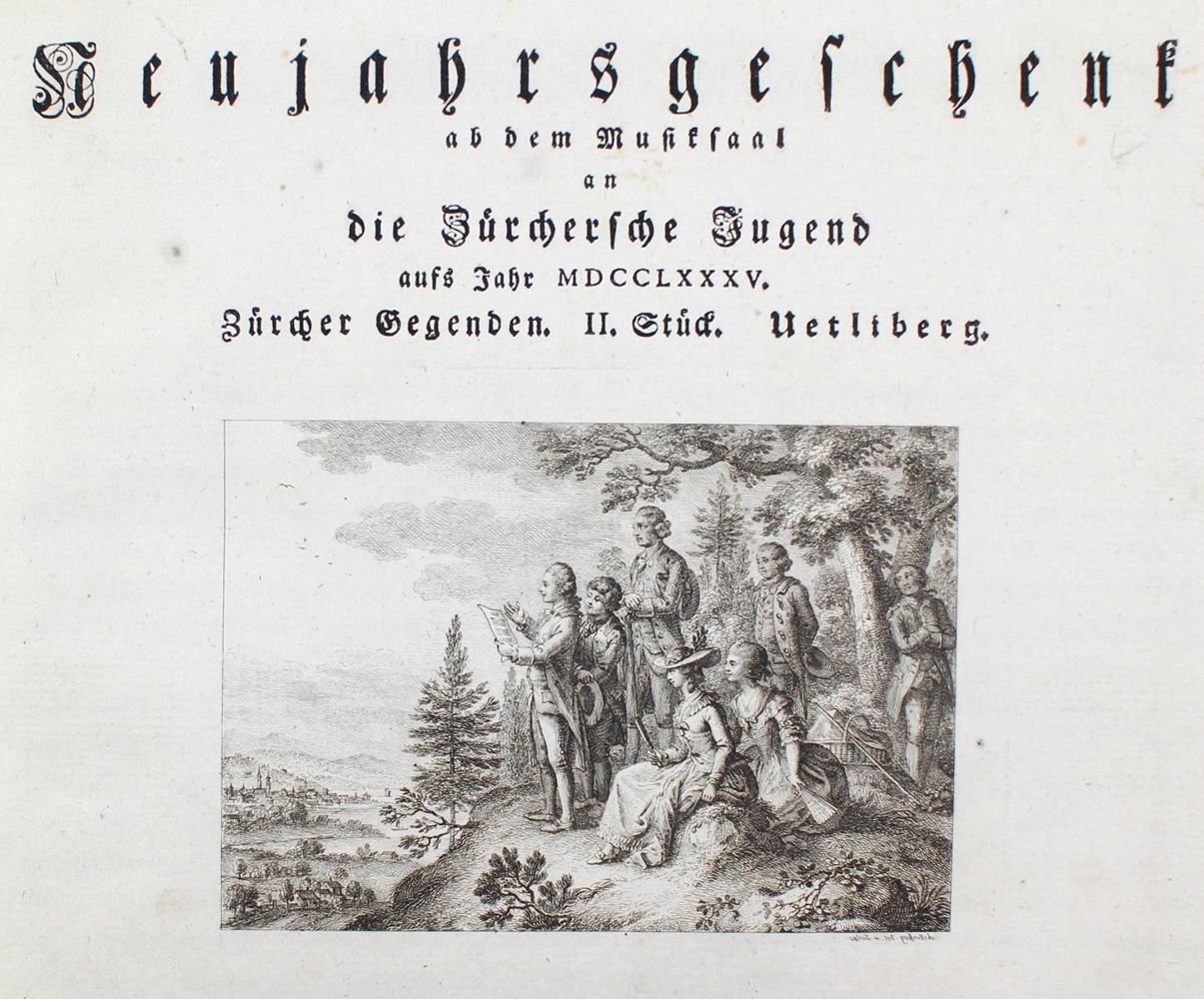 Große Abbildung Nr.5: 124-1823 Neujahrsblätter.: (Schweiz)