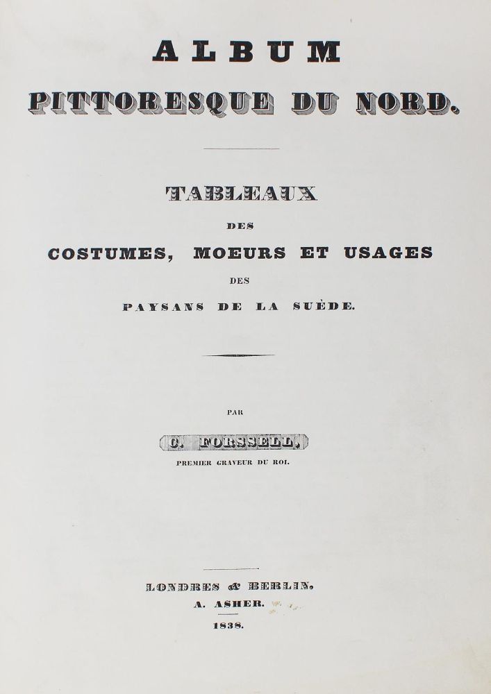 Große Abbildung Nr.4: 124-1833 Forssell,C.D.: (Verschiedene Länder - Geschichte, Arktis-Antarktis-Nordländer)