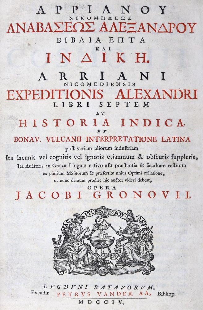 Große Abbildung Nr.2: 124-1836 Arrianus,F.: (Verschiedene Länder - Geschichte)