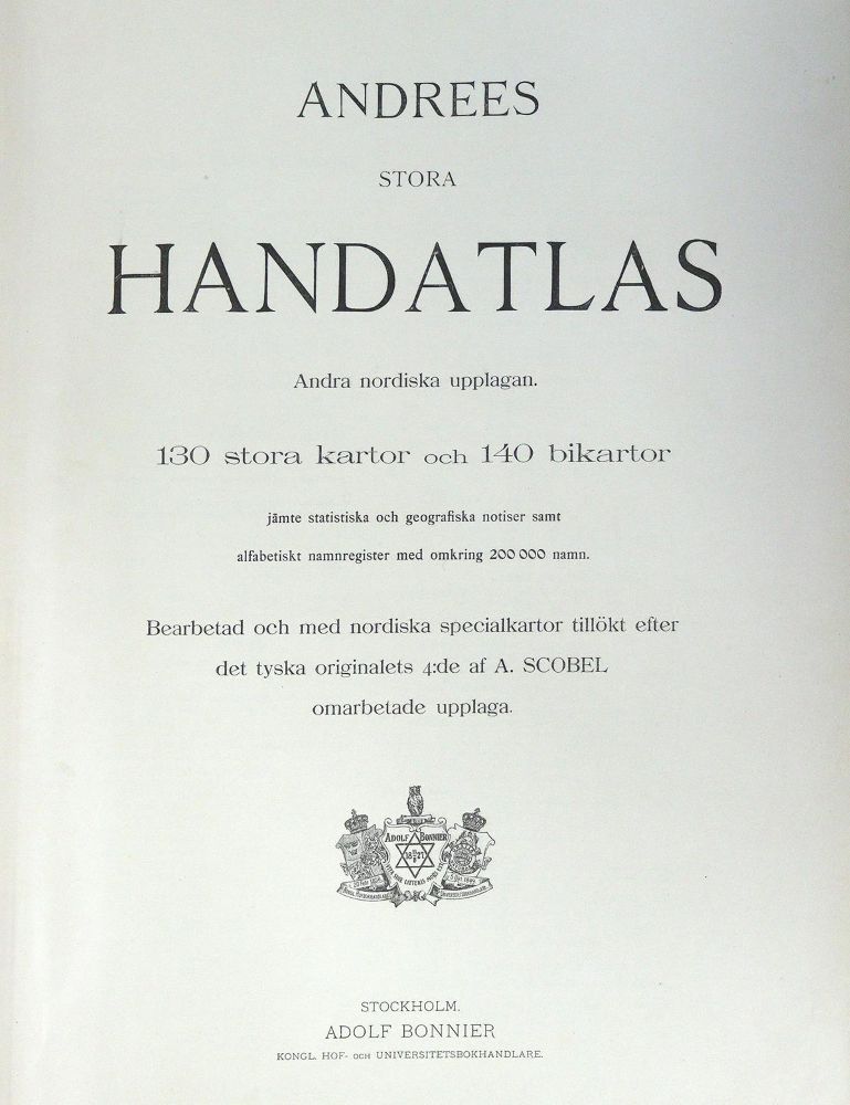 Große Abbildung Nr.1: 124-1837 Andree,R.: (Verschiedene Länder - Geschichte, Atlanten)