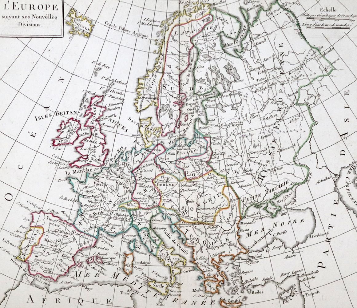 Große Abbildung Nr.1: 124-1839 Delamarche,C.F.: (Verschiedene Länder - Geschichte, Atlanten)