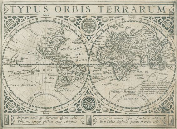 Große Abbildung Nr.1: 124-1843 (Mercator, G.).: (Verschiedene Länder - Geschichte, Atlanten)