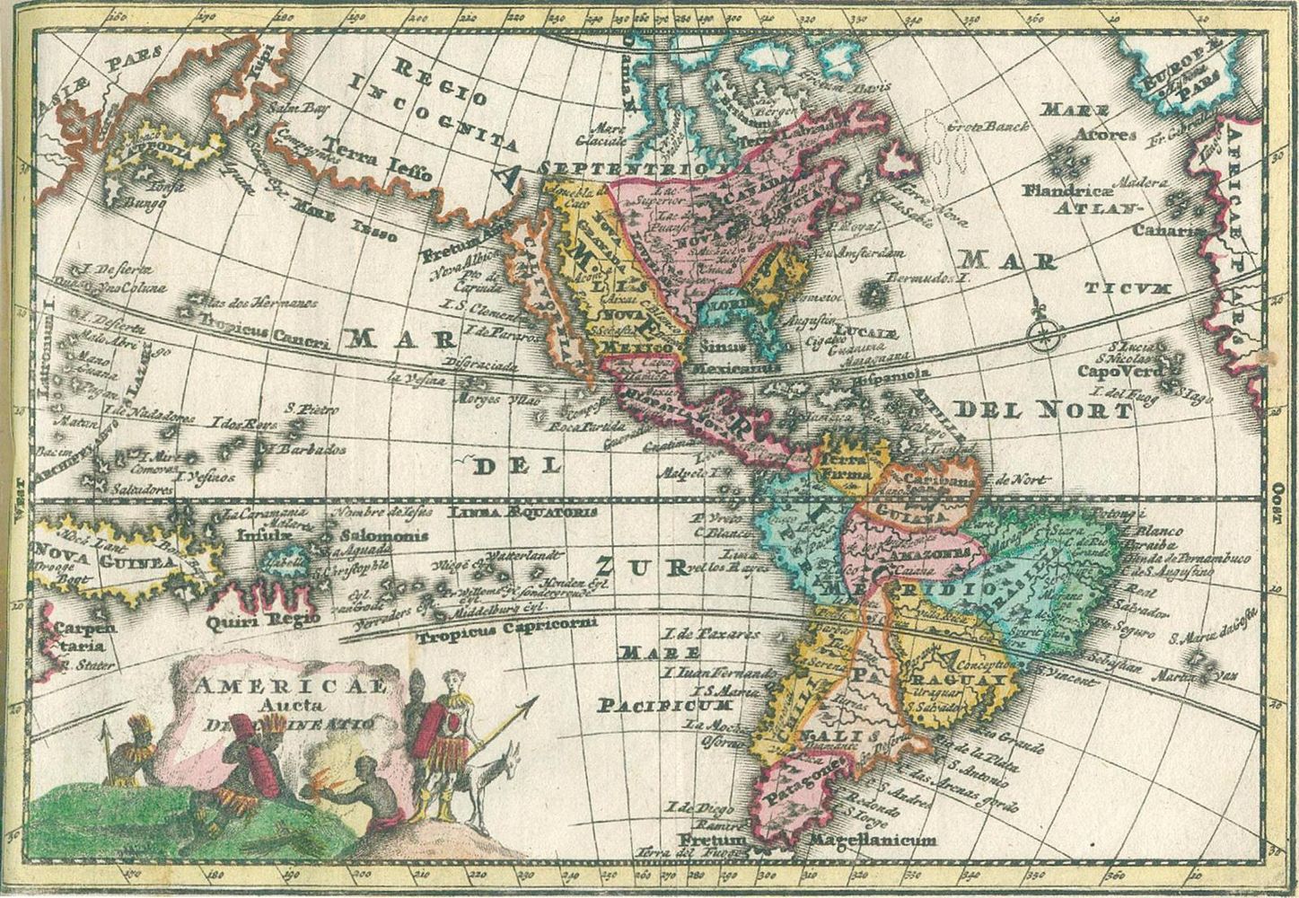 Große Abbildung Nr.3: 124-1846 Sammelatlas.: (Verschiedene Länder - Geschichte, Atlanten)
