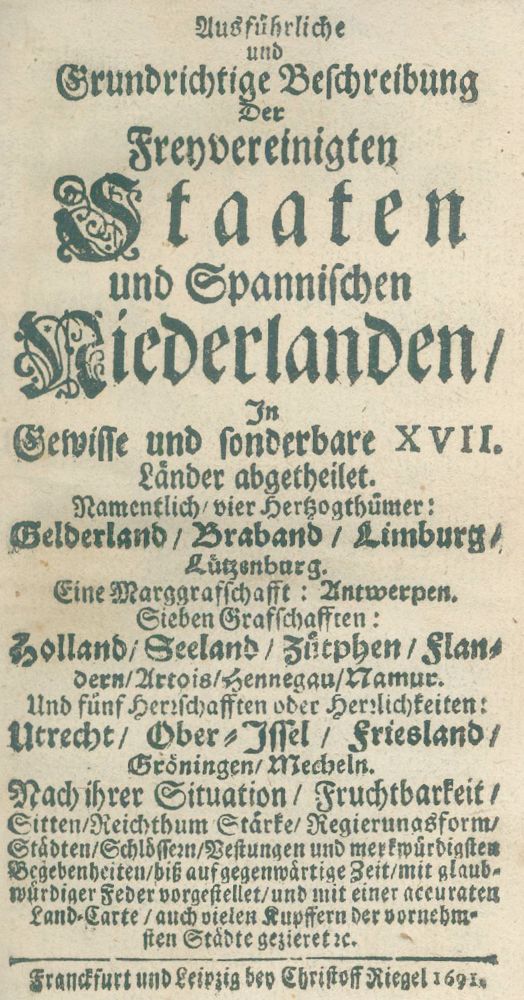 Große Abbildung Nr.1: 124-1854 Niederlande.: (Verschiedene Länder - Geschichte, Benelux)