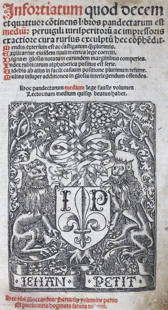 Große Abbildung Nr.1: 124-189 (Justinianum).: (Alte Drucke, Handschriften und Theologie)