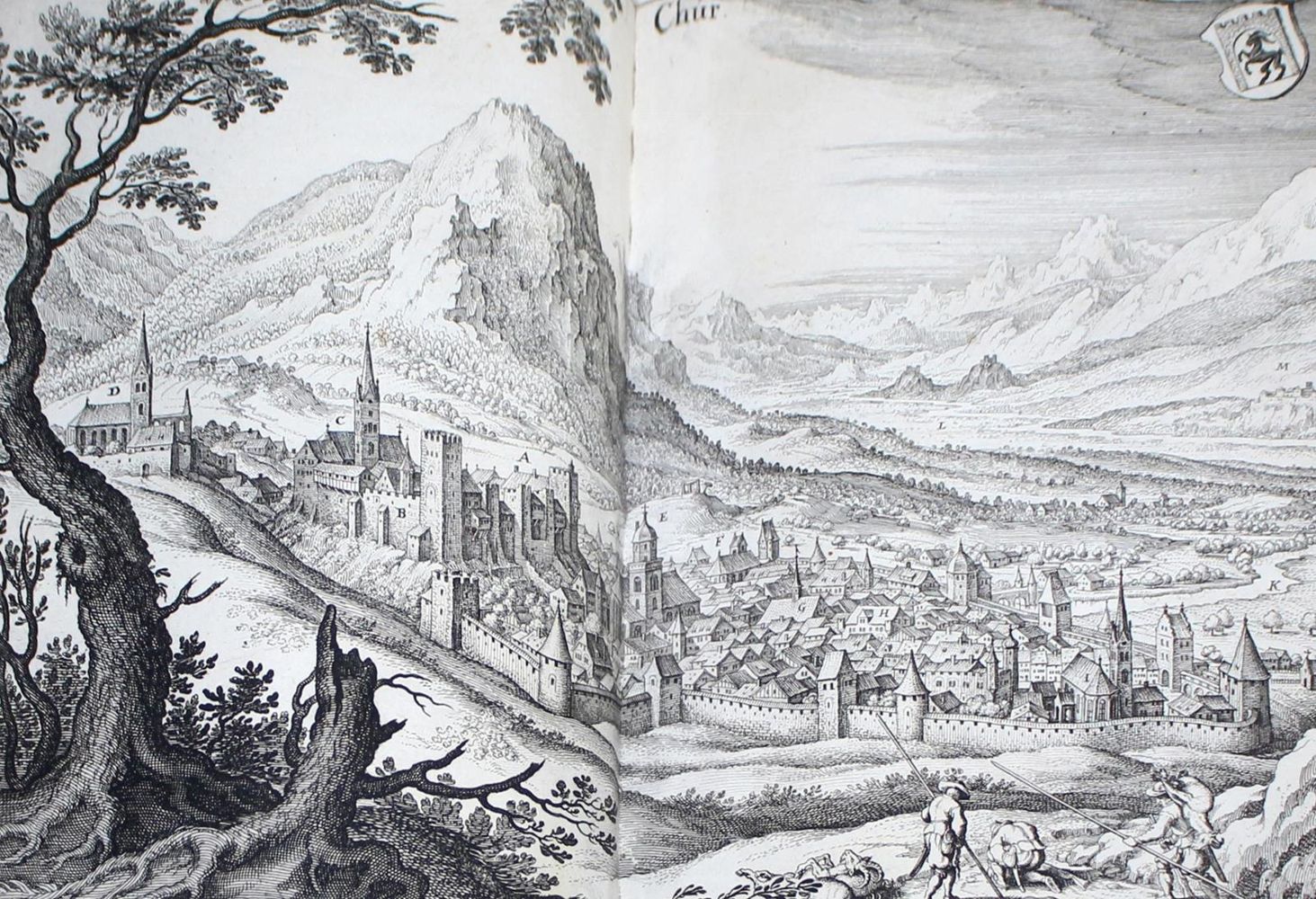 Große Abbildung Nr.1: 124-1896 Gottfried,J.L.: (Verschiedene Länder - Geschichte, Merian)