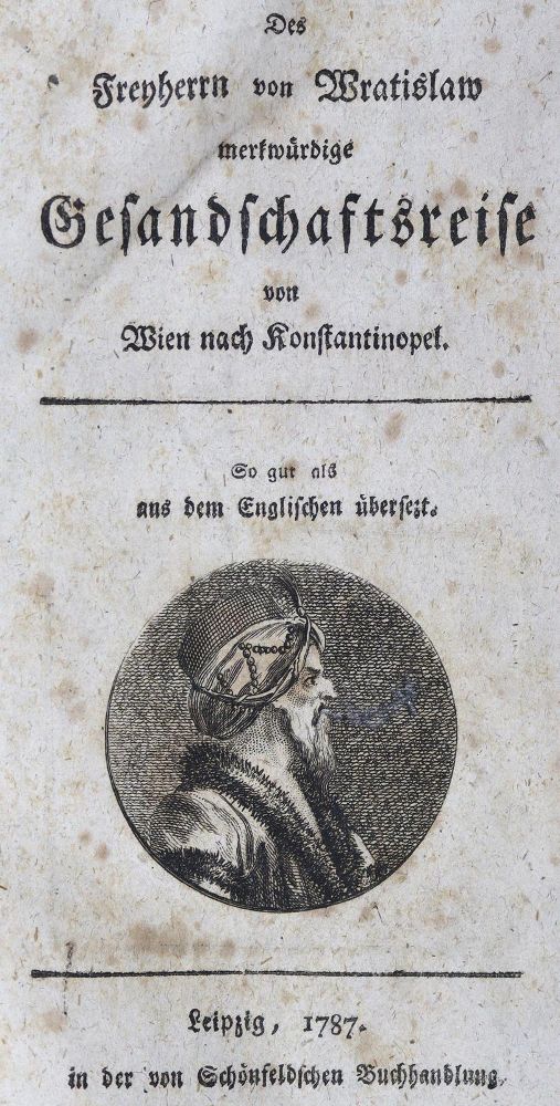 Große Abbildung Nr.1: 124-1923 Wratislaw,(V.)v.: (Verschiedene Länder - Geschichte)